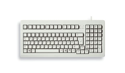 ⁨CHERRY G80-1800 keyboard Universal USB QWERTZ German Grey⁩ at Wasserman.eu