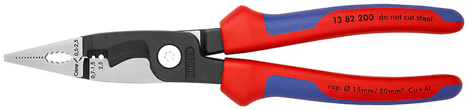 ⁨PLIERS FOR ELECTRICAL INSTALLATION WORK 200MM⁩ at Wasserman.eu