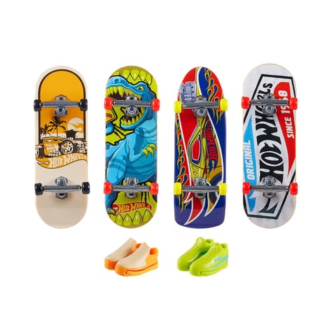 ⁨Hot Wheels Skate Deskorolka + buty 4-pak HGT84 MATTEL mix cena za 1 szt⁩ w sklepie Wasserman.eu