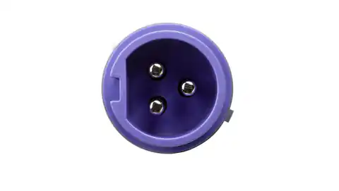⁨Portable Plug 16A 3P 24V purple IP44 TWIST 063v⁩ at Wasserman.eu