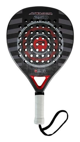 ⁨KOOR FTM Padelracket 250 Black, Red Carbon, Fibreglass 1 pc(s)⁩ at Wasserman.eu