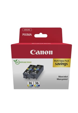 ⁨Canon 1511B025 ink cartridge 2 pc(s) Original Black, Cyan, Magenta, Yellow⁩ at Wasserman.eu