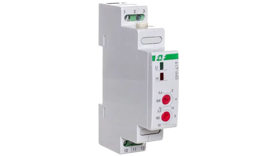 ⁨Current Control Relay 1 Phase 0.6-16A AC 1P 0.5-10sec EPP-619⁩ at Wasserman.eu