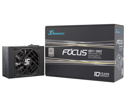 ⁨Seasonic FOCUS-SPX-650 power supply unit 650 W 20+4 pin ATX CFX Black⁩ at Wasserman.eu