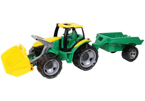 ⁨Lena GIGA TRUCKS Tractor with shovel & trailer⁩ at Wasserman.eu