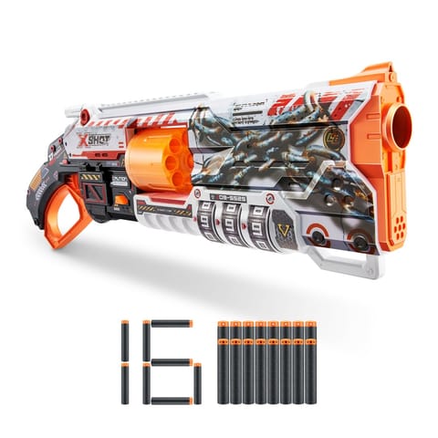 ⁨X-Shot Skins Lock Blaster (16 Darts) ZURU⁩ at Wasserman.eu