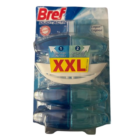 ⁨Bref Duo Active Lagoon Zawieszka WC 3 x 50 ml⁩ w sklepie Wasserman.eu