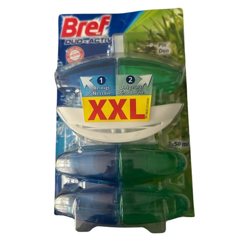 ⁨Bref Duo Active Pin Zawieszka WC 3 x 50 ml⁩ w sklepie Wasserman.eu