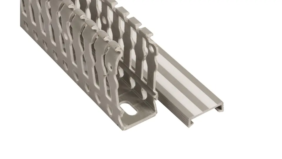 ⁨Comb trough LINA25 25x60 grey 636002 /2m/⁩ at Wasserman.eu