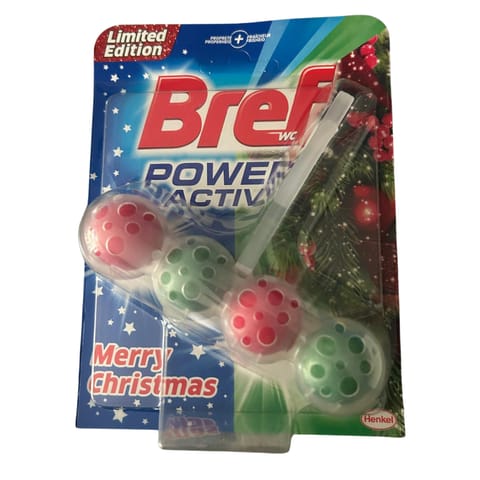 ⁨Bref Power Actiw Merry Christmas Zawieszka WC 50 g⁩ w sklepie Wasserman.eu