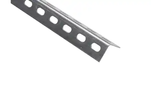⁨Perforated galvanized angle 25x25mm 2m 1,2mm KTD25H25/2 620120⁩ at Wasserman.eu