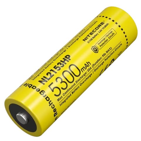 ⁨Nitecore NL2153HP 3.6 V battery 21700 - 5300 mAh Yellow⁩ at Wasserman.eu