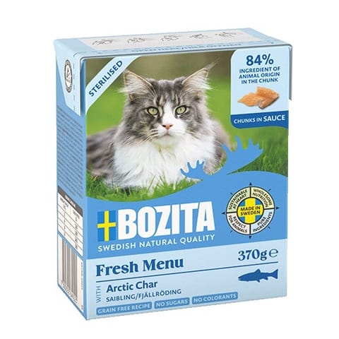 ⁨BOZITA Fresh Menu Sterilised Arctic char - wet cat food - 370g⁩ at Wasserman.eu