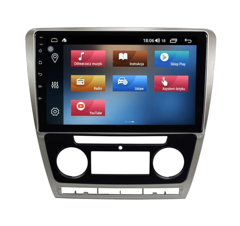 ⁨RADIO NAWIGACJA GPS SKODA OCTAVIA II 2004-2013 ANDROID⁩ w sklepie Wasserman.eu