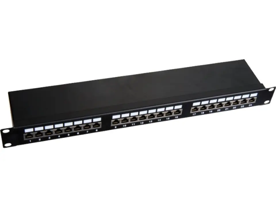 ⁨Patchpanel STP cat.5e 19-inch 1U 24xRJ45 LSA⁩ at Wasserman.eu