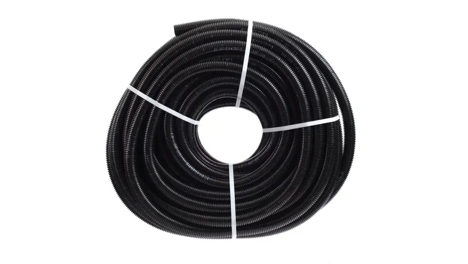 ⁨Corrugated protective tube WTE 29 black E03DK-09070100700 /50m/⁩ at Wasserman.eu