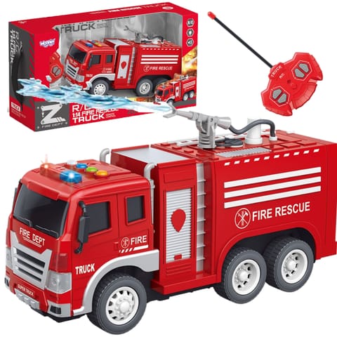 WOOPIE Zdalnie Sterowane Auto Wóz Strażacki RC Funkcja Pryskania Wodą w sklepie Wasserman.eu