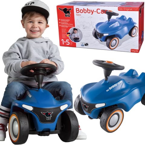 ⁨BIG Niebieski jeździk Bobby Car Neo Blue⁩ w sklepie Wasserman.eu