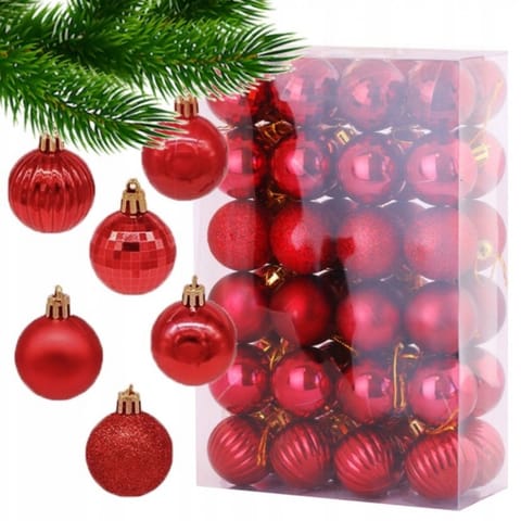 ⁨Set of baubles 48 pcs in the package BSN09WZ3⁩ at Wasserman.eu