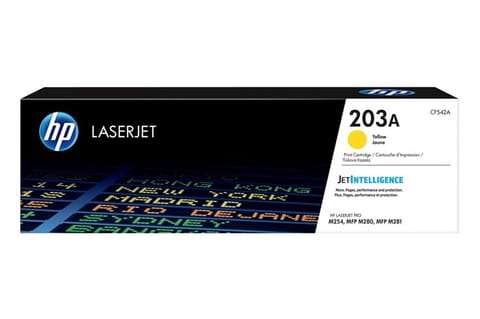 ⁨Laser Toner cartridge HP 203a Yellow CF542A⁩ at Wasserman.eu