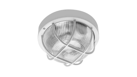 ⁨Oprawa kanałowa IBIZA z kratką, max 40W, E27, AC220-240V, 50-60Hz, IP44, ABS/szkło/krataka z tworzyw⁩ w sklepie Wasserman.eu