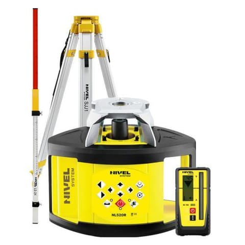 ⁨NIWELATOR LASEROWY NL520R DIGITAL + STATYW SJJ1 + ŁATA LS-24⁩ w sklepie Wasserman.eu