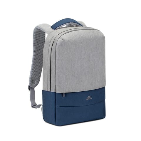 ⁨Rivacase 7562 notebook case 39.6 cm (15.6") Backpack Grey, Navy⁩ at Wasserman.eu