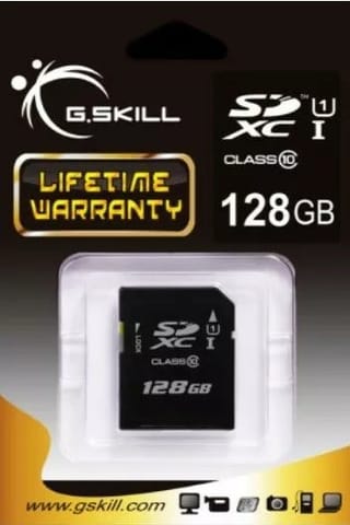 G.SKILL SDXC 128GB CLASS 10 UHS-I at Wasserman.eu