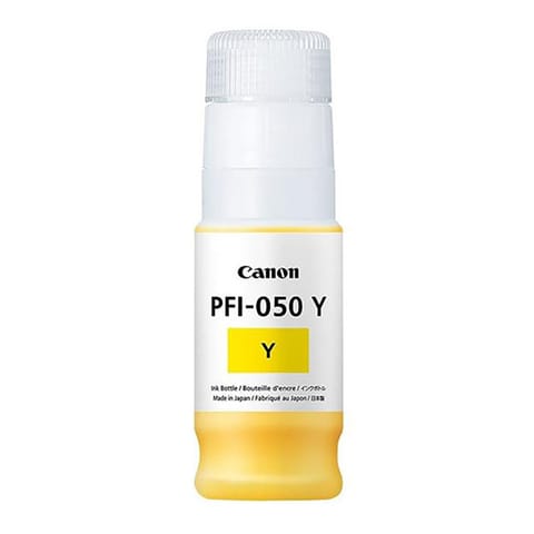 ⁨Canon oryginalna butelka ink / tusz PFI-050 Y, 5701C001, yellow, 70ml⁩ w sklepie Wasserman.eu