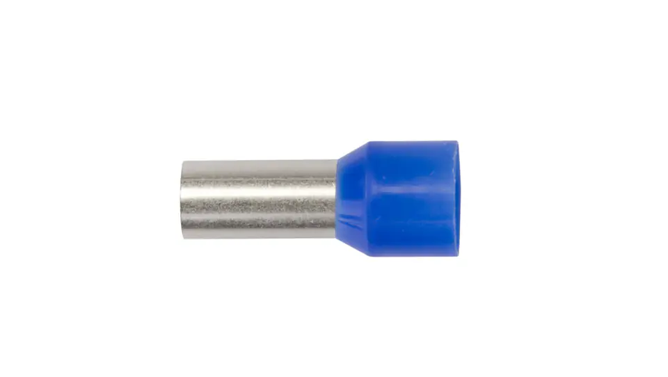 ⁨Insulated bootlace ferrule TI 16mm2/12mm blue tinned TI16L12 /100pcs/⁩ at Wasserman.eu