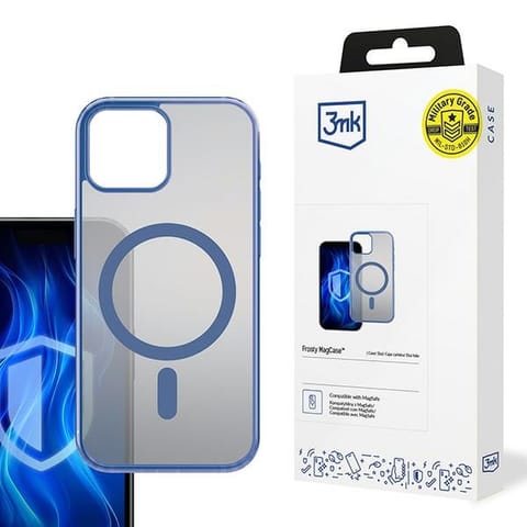 ⁨3MK Frosty MagCase iPhone 15 niebieski/blue⁩ w sklepie Wasserman.eu