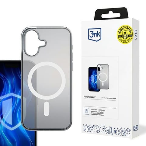 ⁨3MK Frosty MagCase iPhone 16 biały/white⁩ w sklepie Wasserman.eu