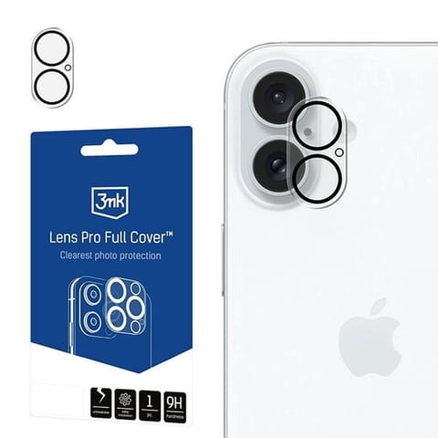 ⁨3MK Lens Pro Full Cover iPhone 16/ 16 Plus⁩ w sklepie Wasserman.eu