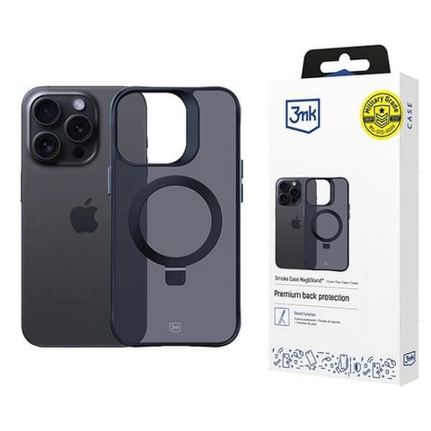 3MK Smoke Case iPhone 15 Pro Magsafe & Stand w sklepie Wasserman.eu