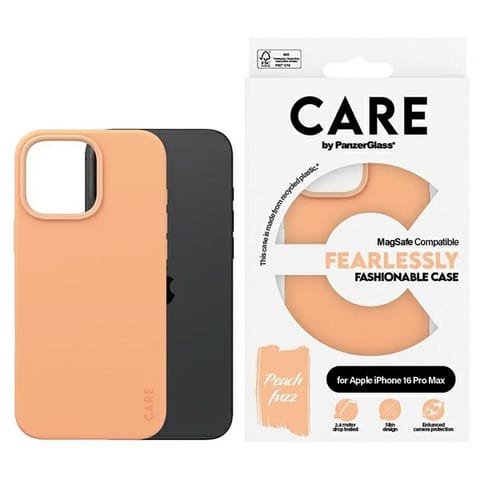 Etui CARE by PanzerGlass Fashion Case iPhone 16 Pro Max 6.9" brzoskwiniowy/peachy MagSafe 1392 w sklepie Wasserman.eu