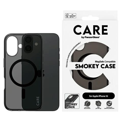 ⁨CARE by PanzerGlass Flagship Case iPhone 16 6.1" dymny/smokey MagSafe 1349⁩ w sklepie Wasserman.eu