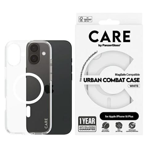⁨CARE by PanzerGlass Case Flagship White MagSafe iPhone 16 Plus | CARE⁩ w sklepie Wasserman.eu