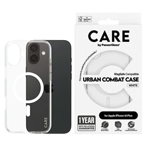 ⁨CARE by PanzerGlass Flagship Case iPhone 16 Plus 6.7" biały/white MagSafe 1339⁩ w sklepie Wasserman.eu