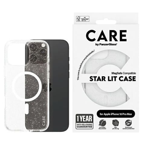 ⁨CARE by PanzerGlass Flagship Star Lit Case iPhone 16 Pro Max 6,9" biały/white MagSafe 1344⁩ w sklepie Wasserman.eu