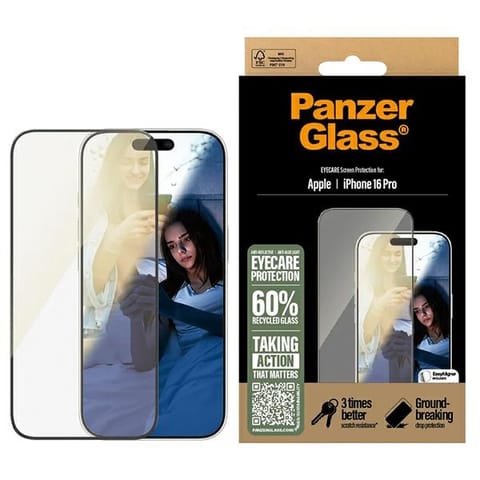 ⁨PanzerGlass EyeCare Screen Protector iPhone 16 Pro 6.3" Ultra-Wide Fit 2866⁩ w sklepie Wasserman.eu