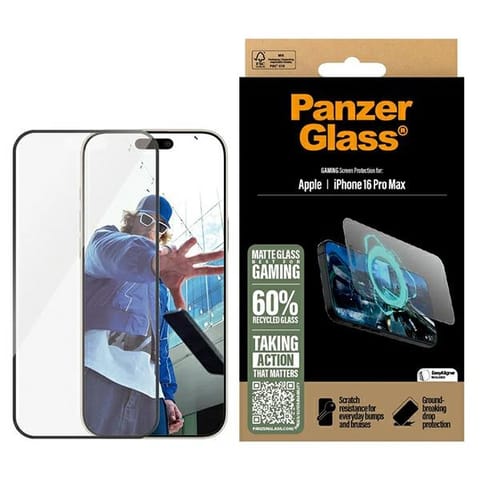 ⁨PanzerGlass Gaming Screen ProtectoriPhone 16 Pro Max 6.9" Ultra-Wide Fit 2860⁩ w sklepie Wasserman.eu