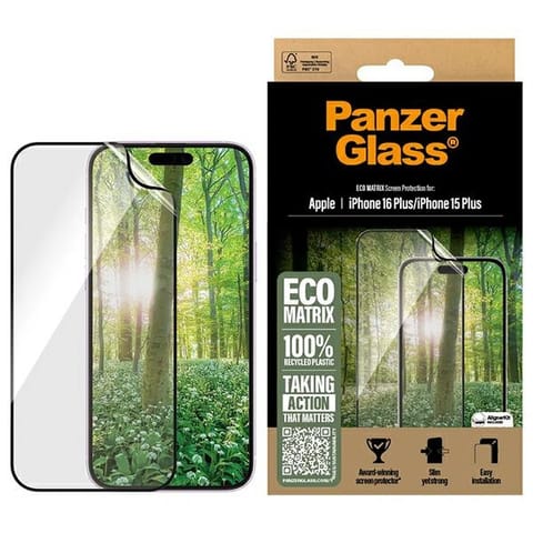 ⁨PanzerGlass MATRIX Screen Protector iPhone 16 Plus / 15 Plus 6.7" Ultra-Wide Fit 2871⁩ w sklepie Wasserman.eu