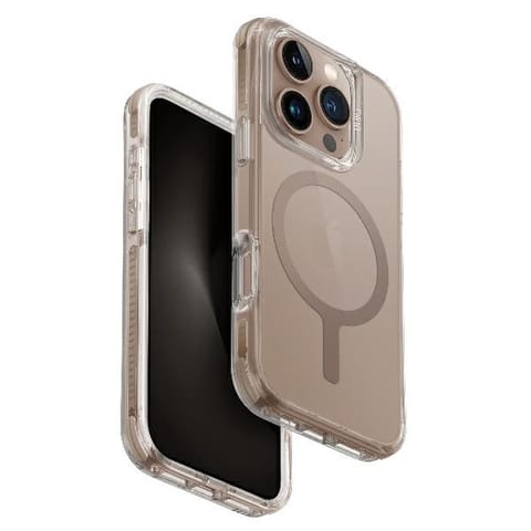 ⁨UNIQ etui Combat iPhone 16 Pro Max 6.9" Magclick Charging złoty/taupe gold⁩ w sklepie Wasserman.eu