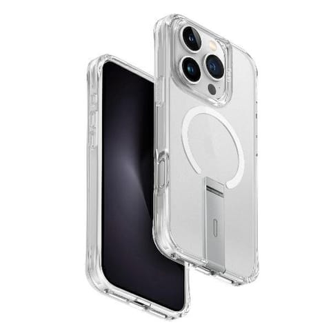 ⁨UNIQ etui Eleva with Vertica Stand iPhone 16 Pro 6.3" przeźroczysty/lucent clear⁩ w sklepie Wasserman.eu