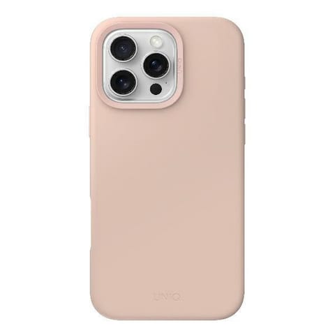 ⁨UNIQ etui Lino Hue iPhone 16 Pro 6.3" Magclick Charging różowy/blush pink⁩ w sklepie Wasserman.eu