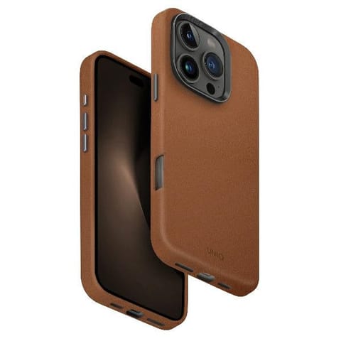 ⁨UNIQ etui Lyden iPhone 16 Pro 6.3" Magclick Charging karmel/caramel⁩ w sklepie Wasserman.eu