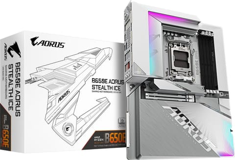 ⁨Płyta główna GIGABYTE B650E AORUS STEALTH ICE AM5 ATX⁩ w sklepie Wasserman.eu