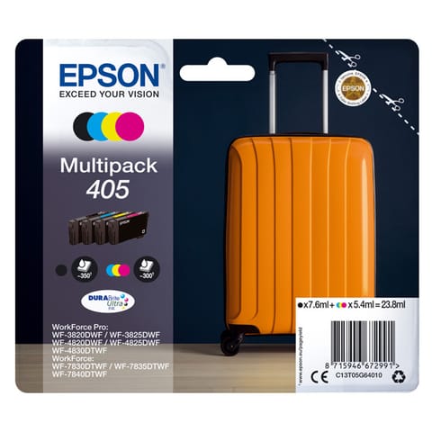 Epson oryginalny ink / tusz C13T05G64010, 405, CMYK, 1x7.6ml + 3x5.4ml w sklepie Wasserman.eu
