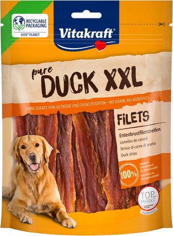 ⁨VITAKRAFT DUCK Filet z kaczką XXL przysmak dla psa 250g⁩ w sklepie Wasserman.eu