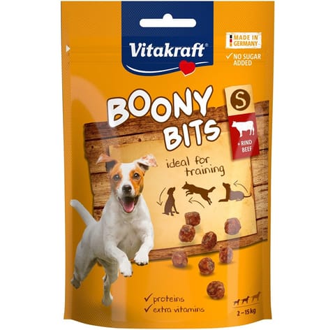 ⁨VITAKRAFT Boony Bits with Beef S - dog treat - 90g⁩ at Wasserman.eu